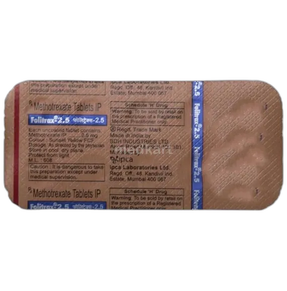 folitrax 2.5mg tablet 10's